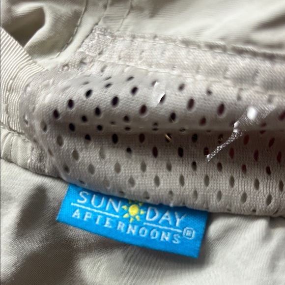 Kids Sun Hat with Neck Flap - Cream - Picture 2 of 10